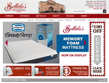 Tablet Screenshot of bellelosonline.com